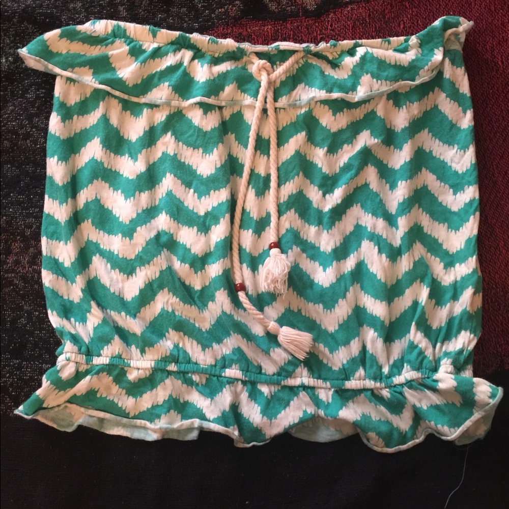 Arizona strapless crop top
